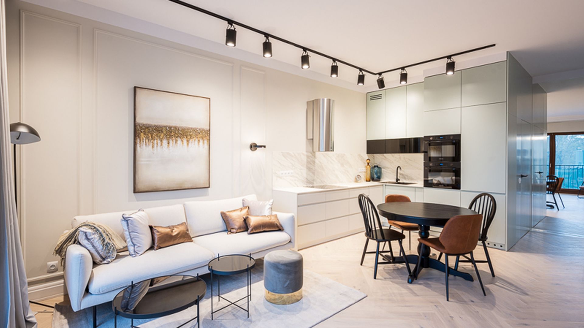 Apartament pokazowy znajduje się na 3. piętrze. Na zdj. Bouygues Immobilier Centreville Wrocław. Fot. Maciej Lulko