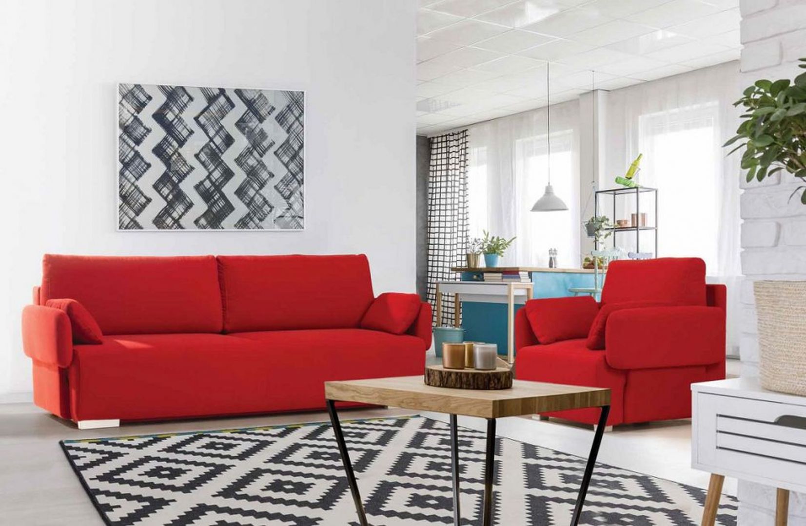 Sofa Asti Plus z funkcją spania. Cena: od 2955 zł. Producent: Meblomak