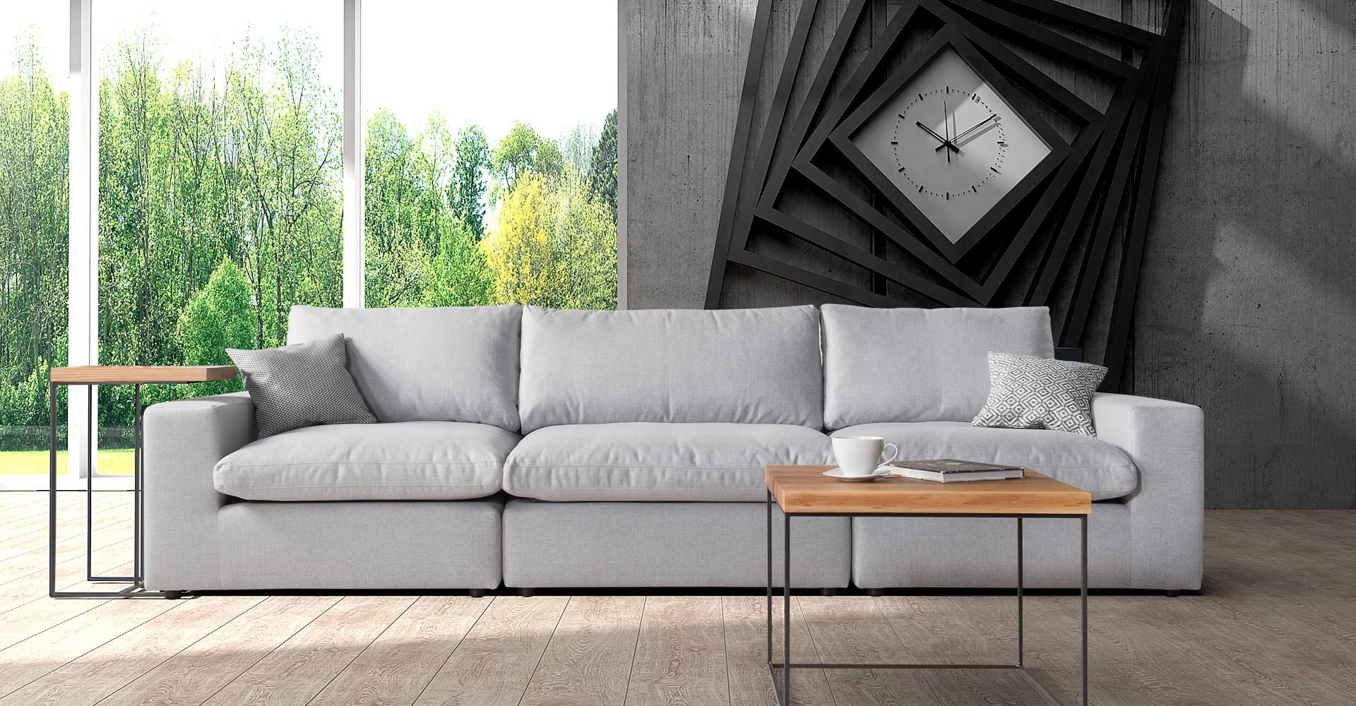 Sofa do salonu z kolekcji Joko dostępna w ofercie firmy Caya Design. Fot. Caya Design