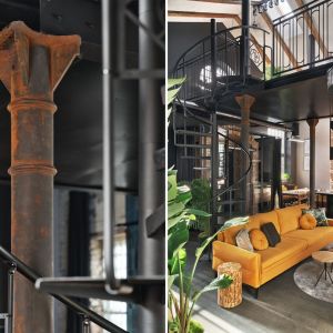 Adaptacja na loft starej kuźni w Fabryce Pomp w Lesznie. Projekt wnętrza: Jan Sikora, Sikora Wnętrza. Fot. Tom Kurek