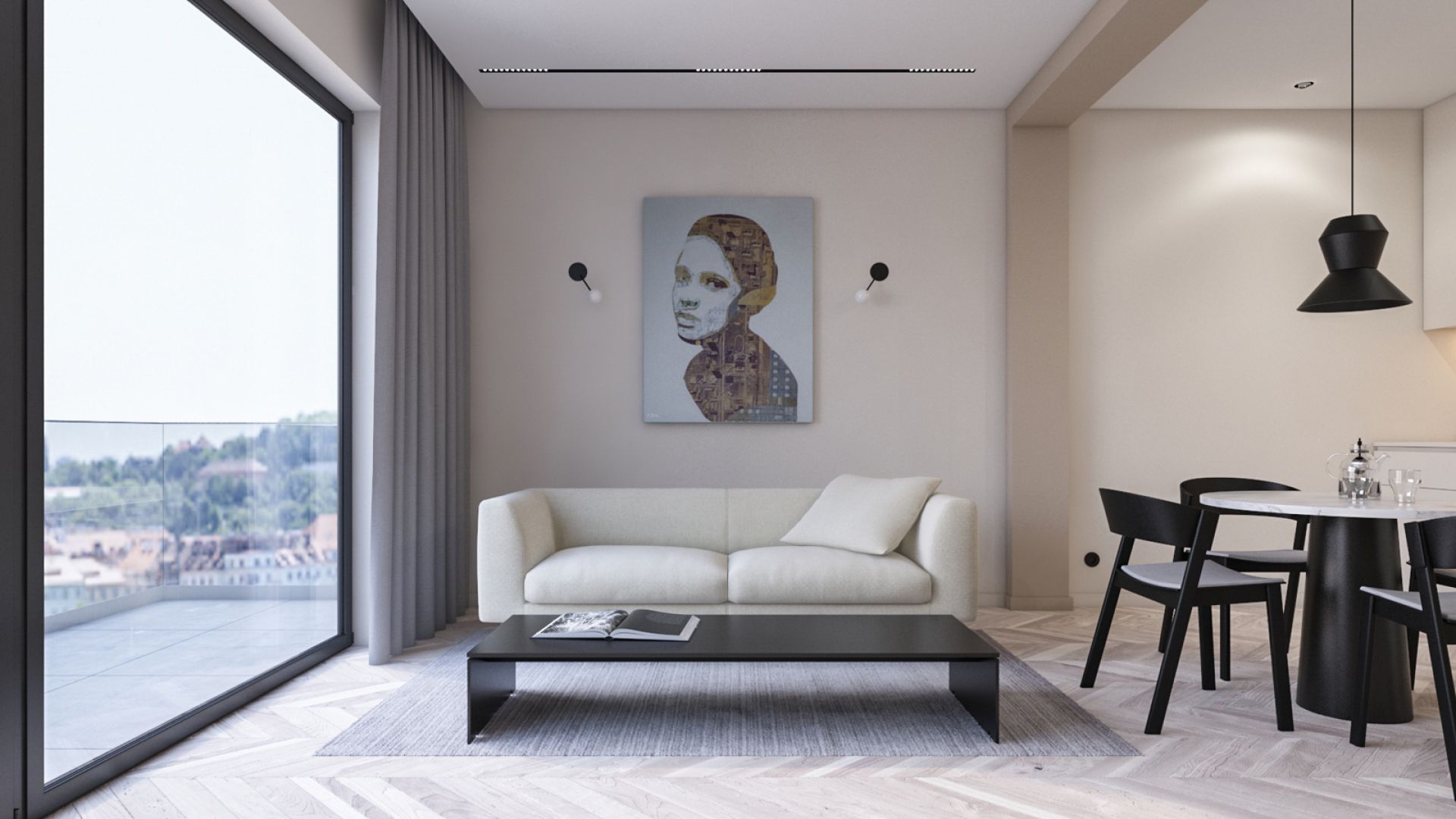 Apartament ŻOLI. Projekt i zdjęcia Łukasz Kosakowski, Kosakowski studio
