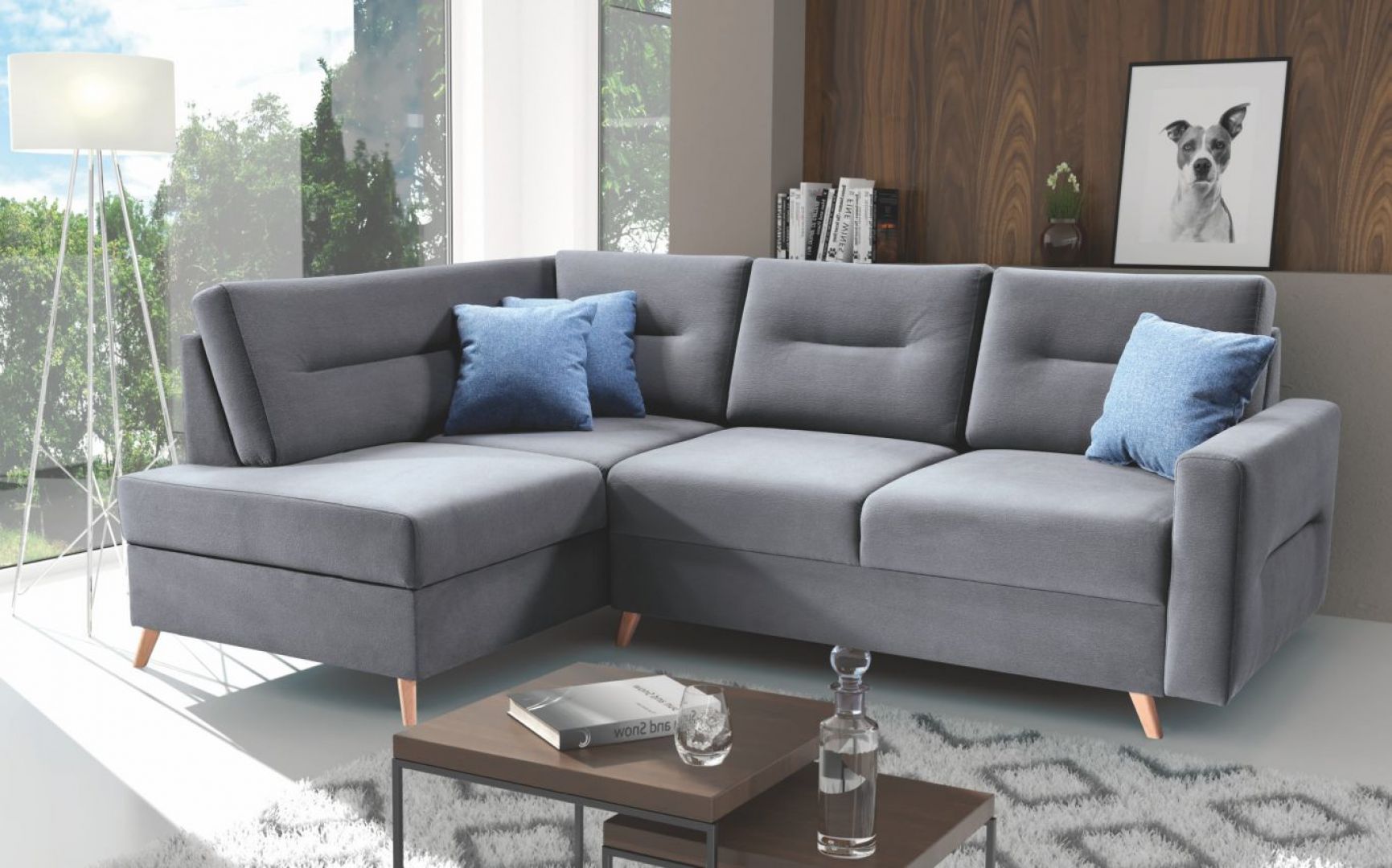 Sofa z funkcją spania z kolekcji Goma dostępna w ofercie firmy PMW. Fot. PMW