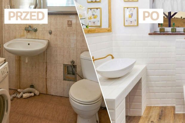 Ta łazienka to połączenie stylu skandynawskiego, rustykalnego i glamour. Jak taka mieszanka zdaje egzamin we wnętrzu? Znakomicie! Zobaczcie, jaką metamorfozę przeszła ta toaleta!