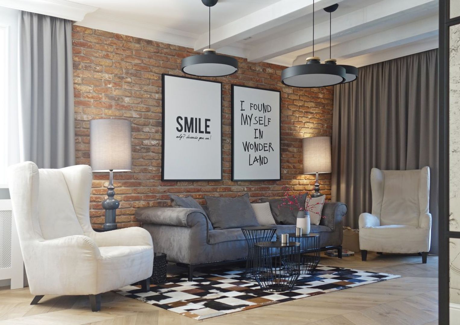 Zastosowane w danym wnętrzu materiały odbieramy nie tylko zmysłem wzroku, ale też za pomocą dotyku. Projekt MIKOŁAJSKAstudio fot. Krystyna Mikołajska