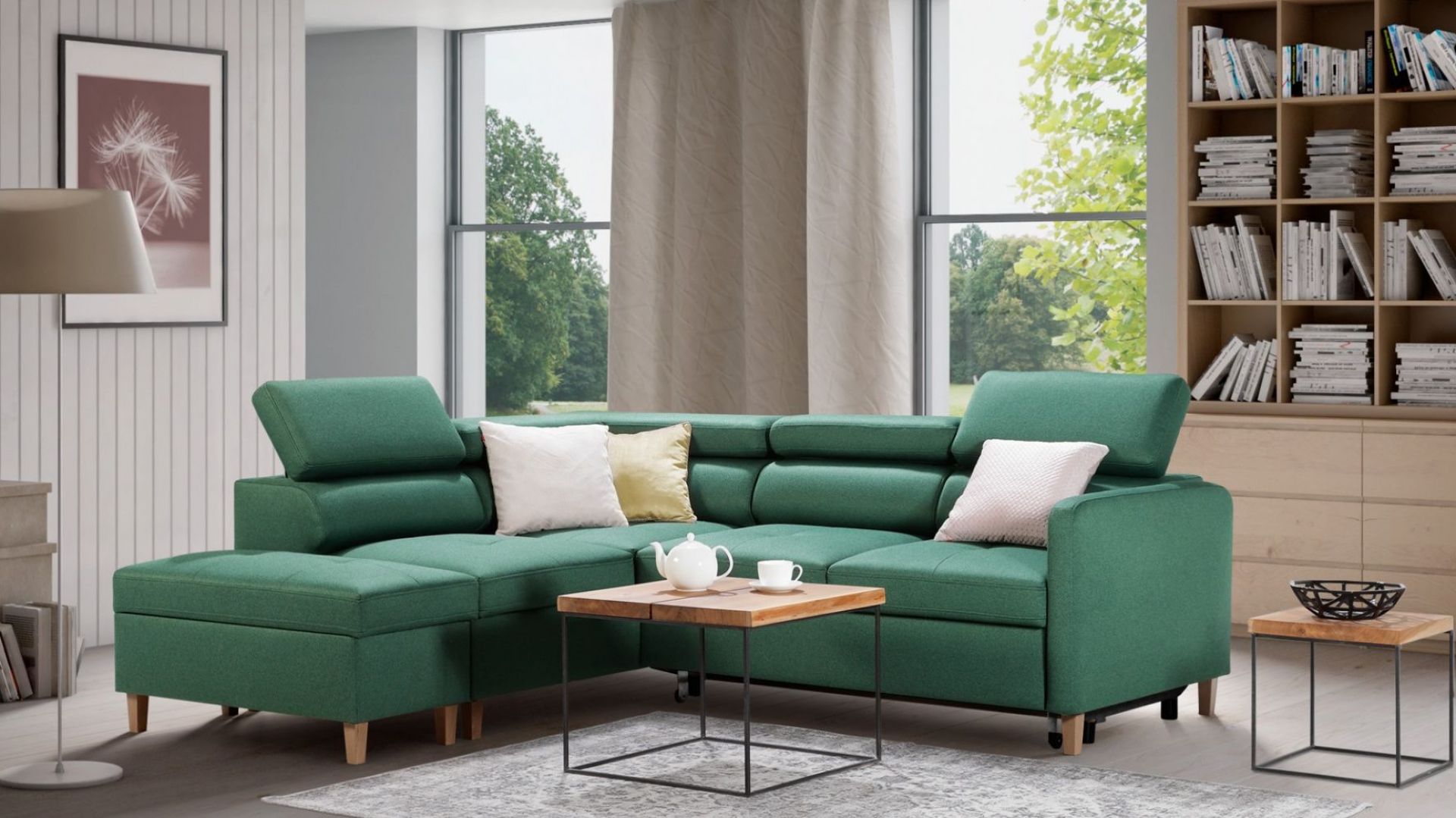 Sofa w salonie: 15 narożników i kanap w modnych kolorach! Zobacz piękne zdjęcia!