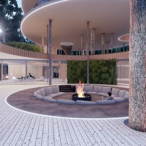 Dom Tree House. Projekt Przemek Olczyk Mobius Architekci