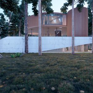 Dom Tree House. Projekt Przemek Olczyk Mobius Architekci