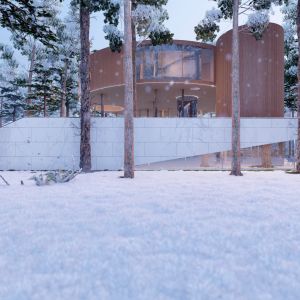 Dom Tree House. Projekt Przemek Olczyk Mobius Architekci