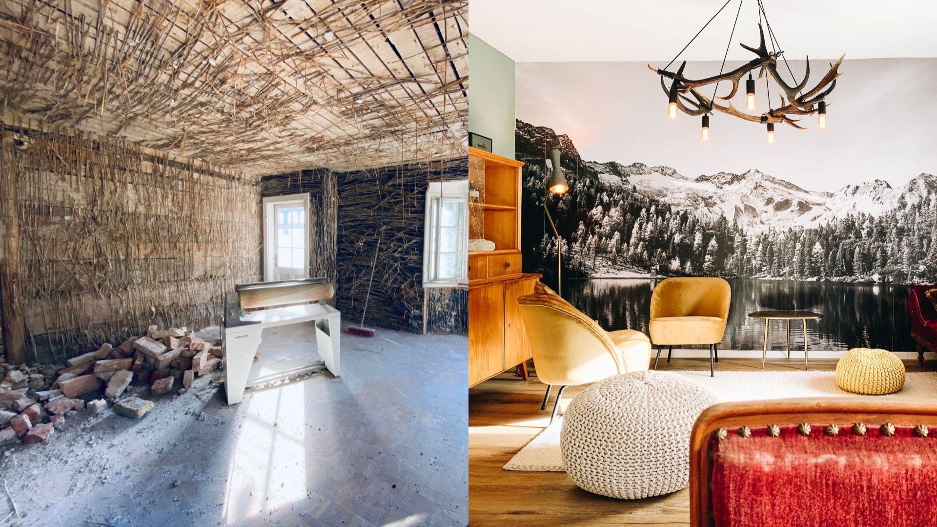 Szokująca przemiana wnętrza starego domu. Zobacz zdjęcia przed i po