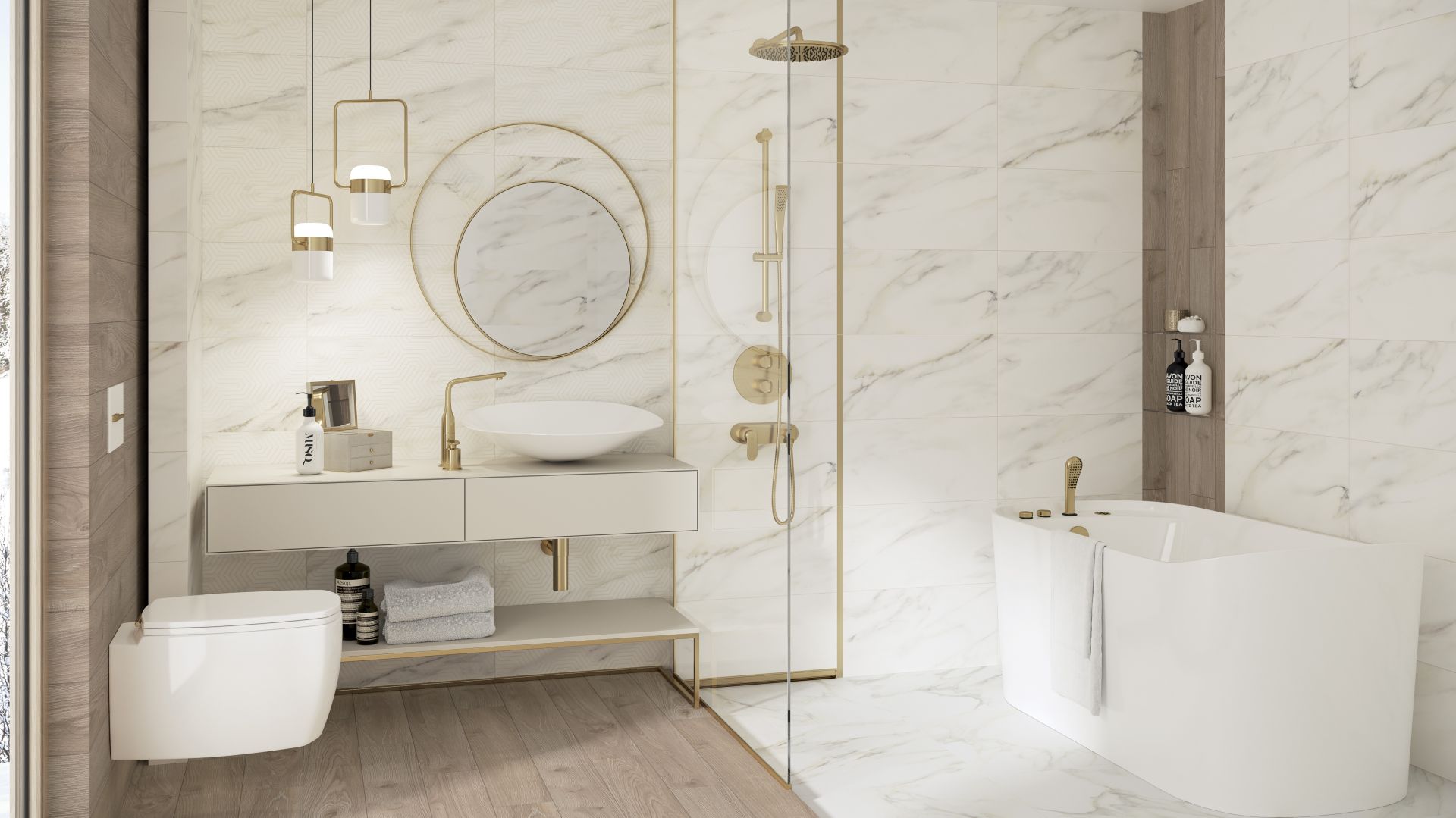 Ściany w łazience: 15 świetnych pomysłów na płytki. To jest modne w 2021!