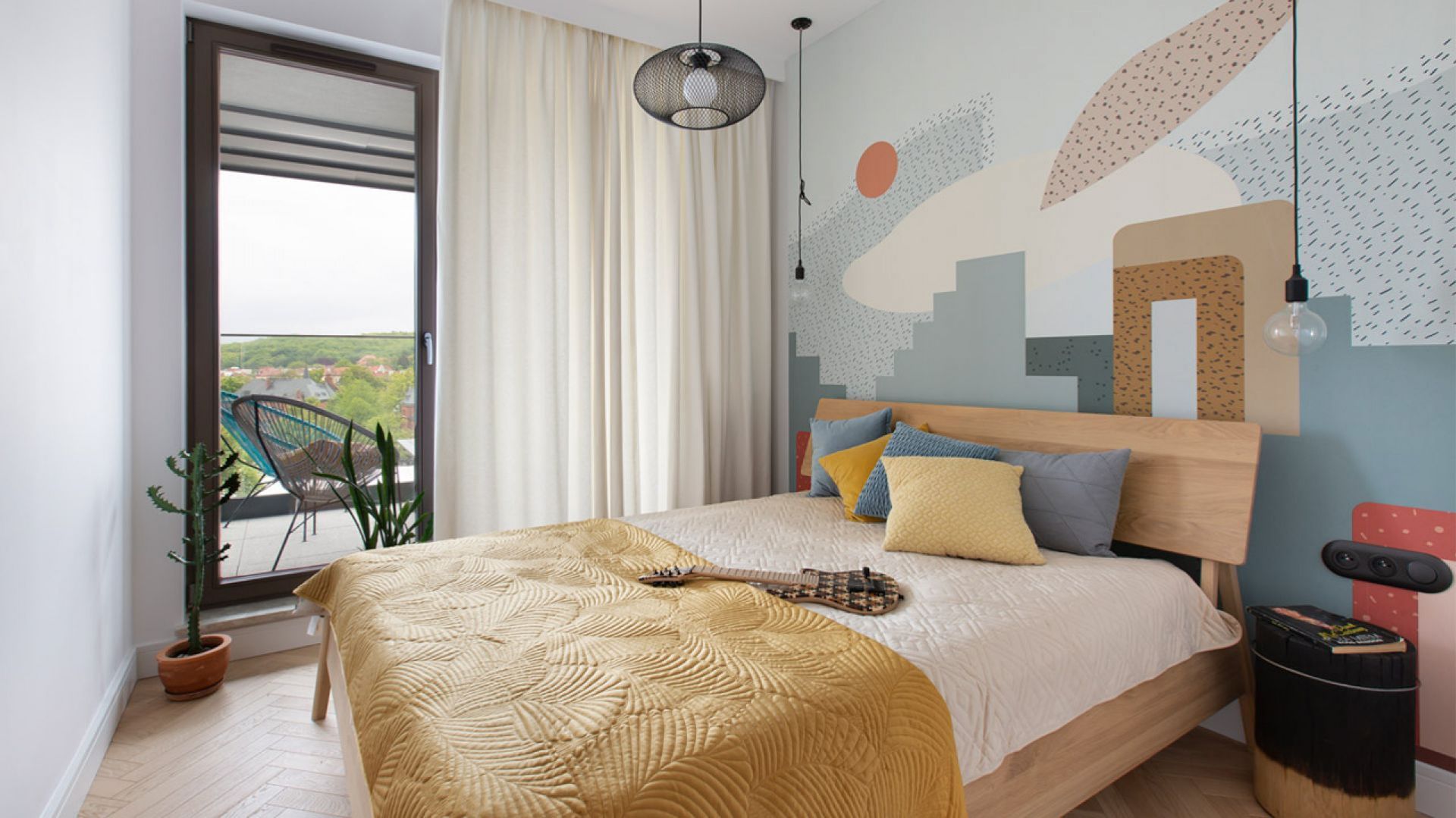 Ściana za łóżkiem w sypialni: 15 pomysłów na kolor w sypialni. Świetne zdjęcia!