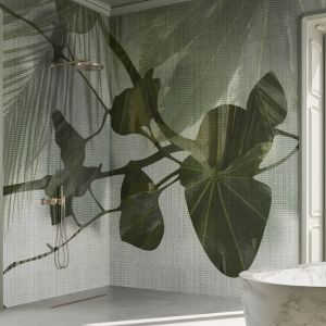 Tapeta do łazienki z kolekcji QUISISANA marki Glamora. Fot. Dekorian Home