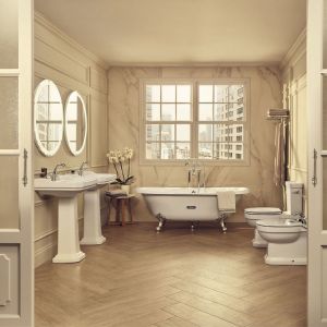 Kolekcja Carmen - pomysł na klasyczną, ponadczasową łazienkę. Fot. Roca