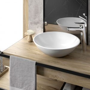 Modna łazienka. Baterie do łazienki z kolekcji Brezza. Fot. Fdesign
