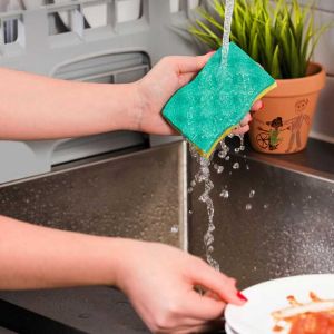 Zmywak wiskozowy Vileda Glitzi Always Clean fot. Vileda
