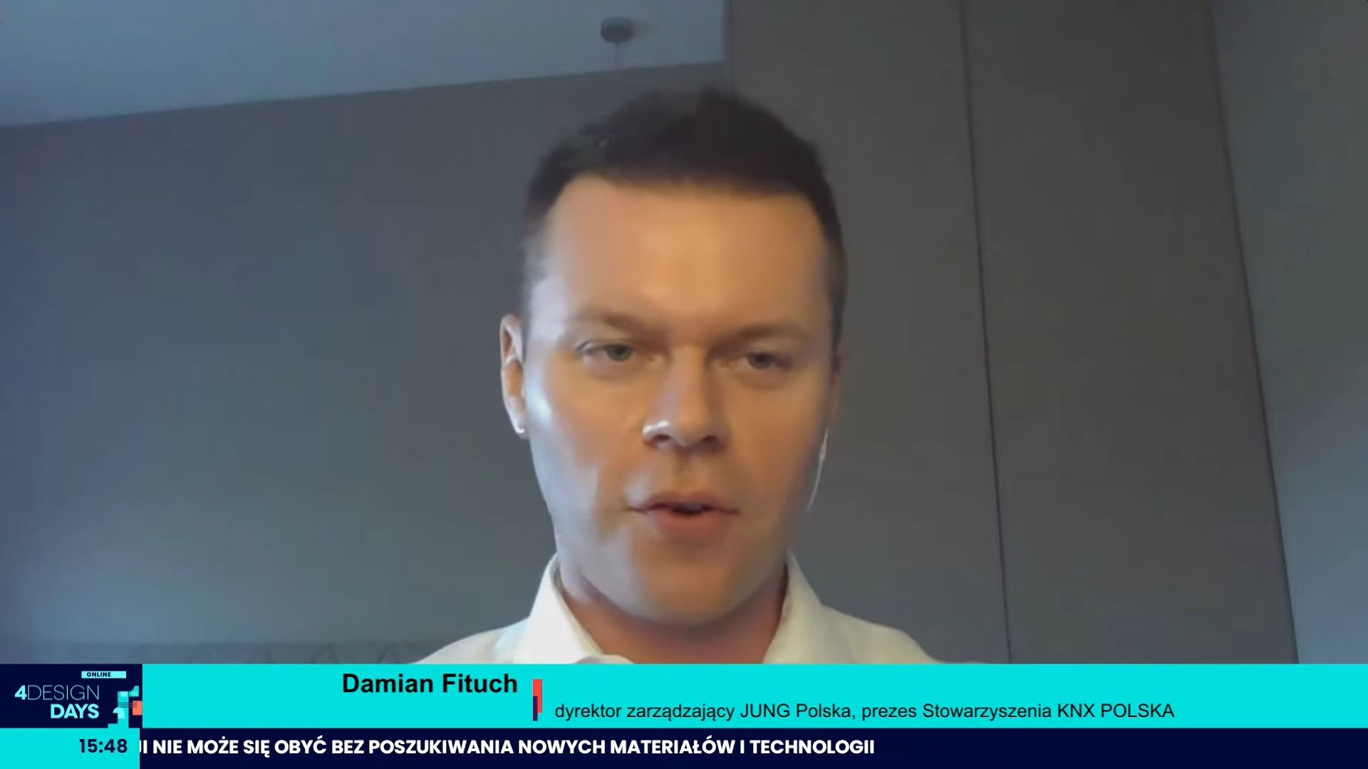 Damian Fituch, dyrektor zarządzający JUNG Polska, prezes Stowarzyszenia KNX POLSKA: Inteligentne domy i automatyka jest nieodłącznym elementem dobrego projektu.