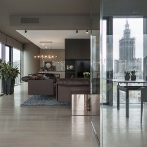 Luksusowy apartament w centrum Warszawy. Projekt wnętrza: de novo. Zdjęcia: Kinga Wysocka, de novo