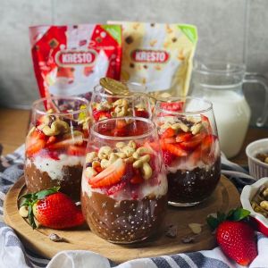 Słodki pudding na bazie tapioki. Fot. VOG Polska 