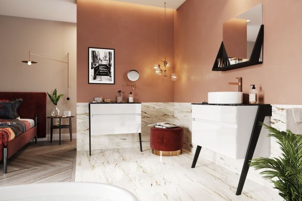 Sięgnij po inspiracje ze złotej epoki designu. Wystarczy kilka pomysłowych rozwiązań, by twoja łazienka stała się miejscem przyjemnego odprężenia i odrobiny szaleństwa. Może to czas, by sobie na to pozwolić?