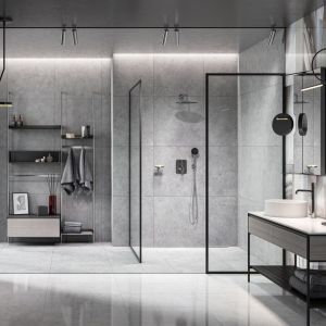 Nowoczesna harmonia w łazience. Baterie z kolekcji Meandro. Fot. Fdesign