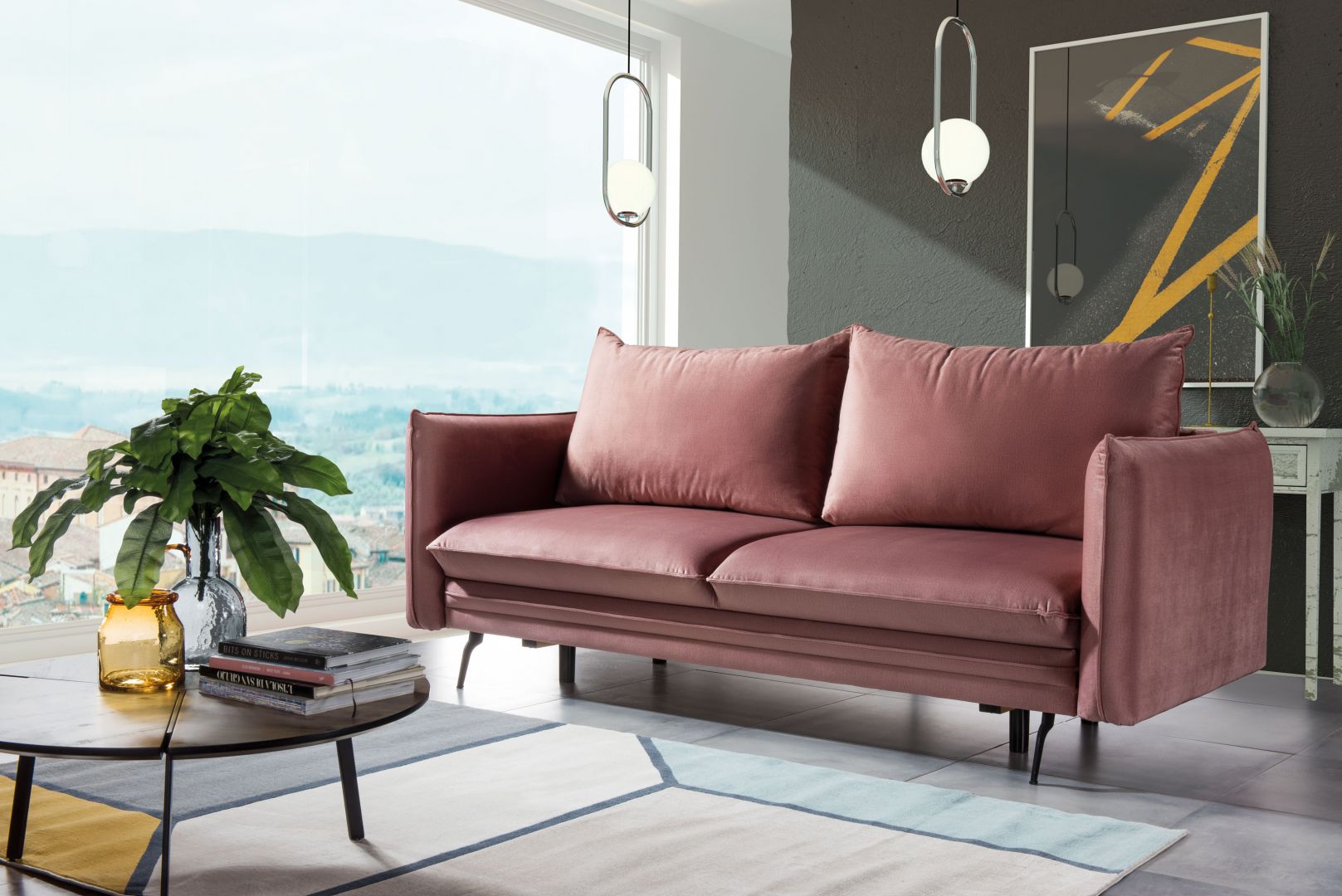 Sofa do salonu z kolekcji Akita. Dostępna w ofercie firmy Libro. Fot. Libro