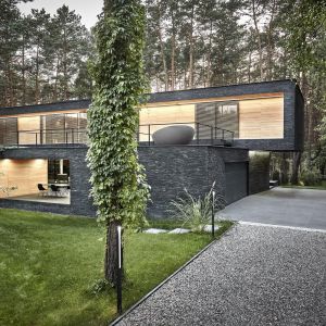 Dom Leśny warszawskiej pracowni 81.WAW.PL otrzymała prestiżową nagrodę w międzynarodowym konkursie Iconic Awards 2021 w kategorii „One-family house”. Fot. 81.WAW.PL