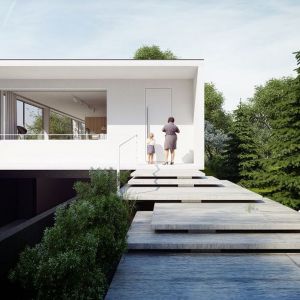 Dom Pod Lasem. Projekt: Anna Porębska, Adam Zwierzyński, MUS Architects