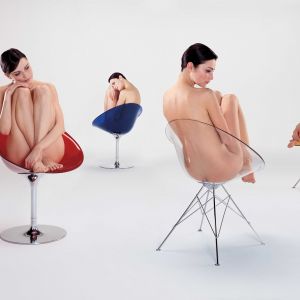 Krzesło Eros. Projekt: Philippe Starck dla marki Kartell. Cena: 2490 zł. Marka: Kartell. Sprzedaż: np. Fabrykaform.pl
