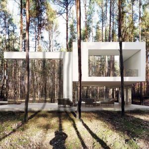 Dom Lustrzany, projekt: Marcin Tomaszewski, pracownia REFORM Architekt. Fot. REFORM Architekt