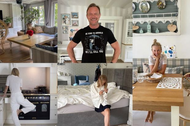 Znany polski aktor i jego żona są aktywni także na Instagramie. Zobaczcie, jak prezentuje się ich fantastyczny, przytulny i ciepły dom. Zaglądamy do środka!