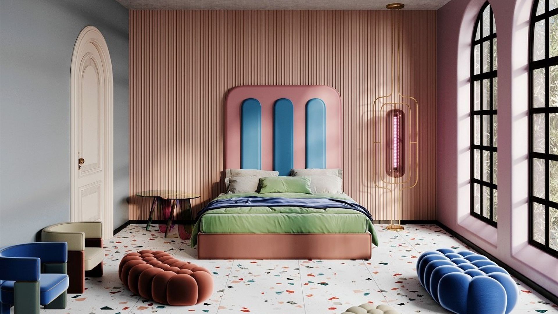 10 niesamowitych pomysłów na łóżko z tapicerowanym zagłówkiem. Każdy piękny!