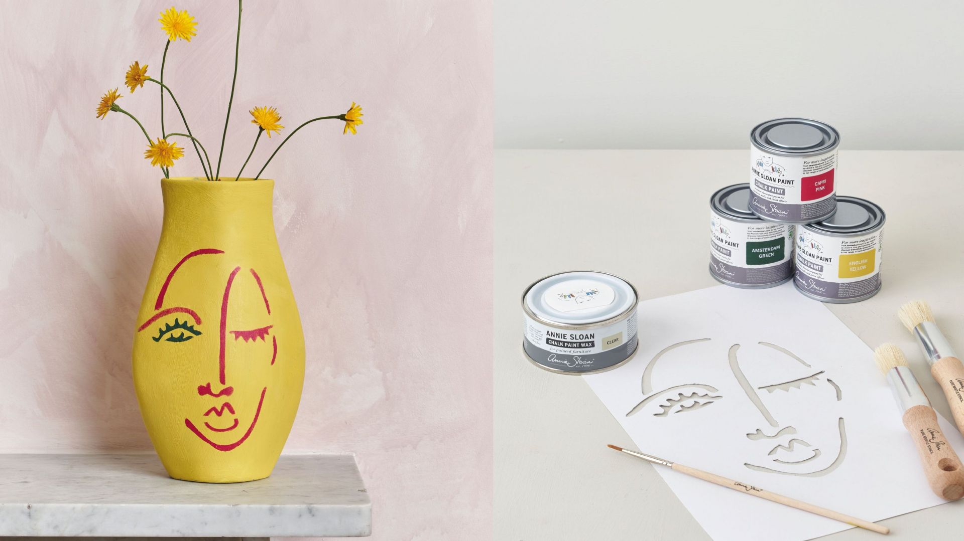 Artystyczny wazon: zrób go sam. Nowy projekt DIY od Annie Sloan