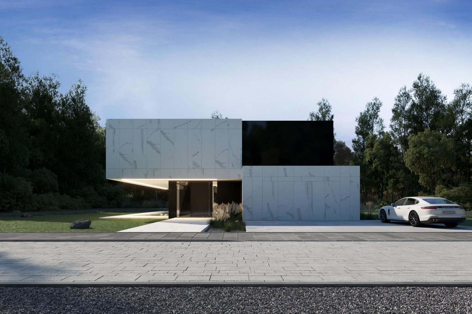 RE: LEVITANTE HOUSE - nowy projekt nowoczesnego domu  stworzyła Marcin Tomaszewski z pracowni Reform Architekt. Fot. mat. prasowe Reform Architekt