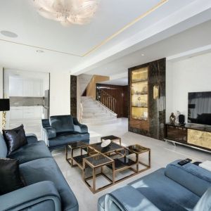 Piękny salon w klasycznym stylu. Projekt: Tomasz Czajkowski x Dekorian Home. Fot. Monika Woroniecka