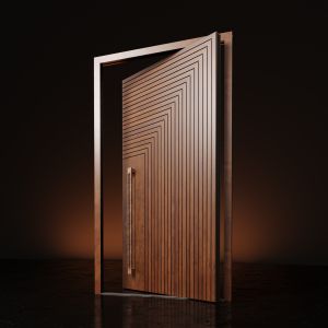 Drzwi wejściowe są wizytówką domu. Dzięki naprawdę szerokiej ofercie możemy dobrać model, który idealnie się komponuje z bryłą budynku. Fot. RK Exclusive Doors
