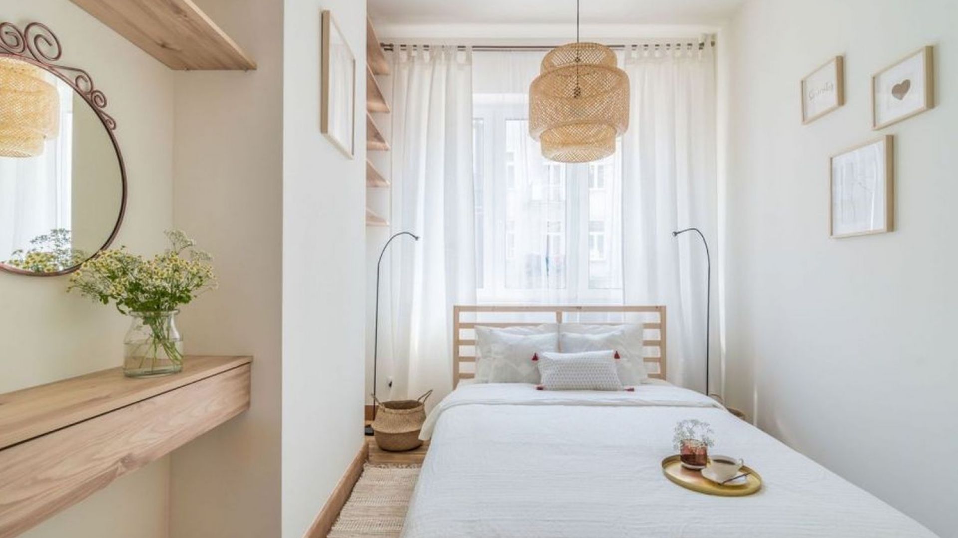 Jasna sypialnia. 10 pomysłów na sypialnię w stylu eko
