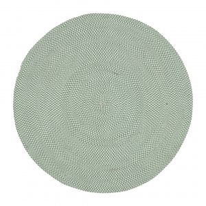 Zielony dywan z tworzywa sztucznego z recyklingu Kave Home Rodhe, ø 150 cm. Bonami.pl, 549 zł
