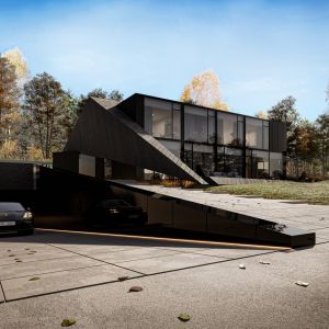 Re:Notturno House - nowy projekt domu z łódzkiej pracowni Reform Architekt. Projekt: Marcin Tomaszewski. Fot. mat. prasowe Reform Architekt