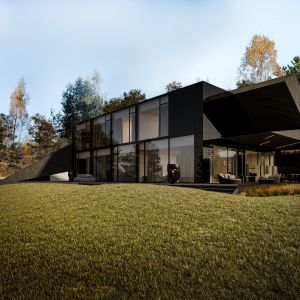 Re:Notturno House - nowy projekt domu z łódzkiej pracowni Reform Architekt. Projekt: Marcin Tomaszewski. Fot. mat. prasowe Reform Architekt