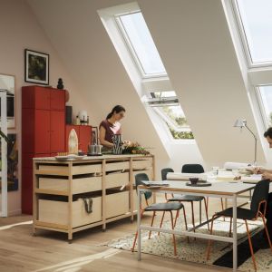 Jak urządzić home office na poddaszu? Fot. mat. prasowe Velux