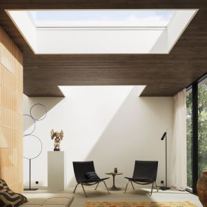 Nowa generacja okien do płaskiego dachu - nowość marki Velux na 2022 rok. Fot. mat. prasowe Velux
