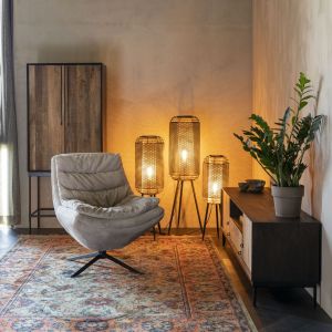 Obrotowy fotel Vince marki Dutchbone. Fot. mat. prasowe Dutchhouse.pl