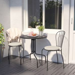 LÄCKÖ - stół+2 krzesła, na zewnątrz, szary/Frösön/Duvholmen beżowy. Cena: 398 zł. IKEA