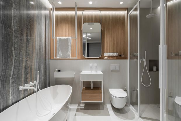 Jak oświetlić łazienkę? 10 nowoczesnych i ładnie doświetlonych łazienek + poradnik