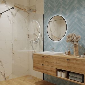 Mała łazienka, projekt i zdjęcia: Zawisza Design Studio 