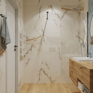 Mała łazienka, projekt i zdjęcia: Zawisza Design Studio 