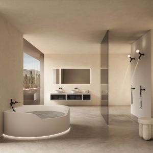 Pomysły włoskiej designerskiej marki Antonio Lupi - tak oświetlisz nowoczesną łazienkę. Fot. Antonio Lupi/Mood
