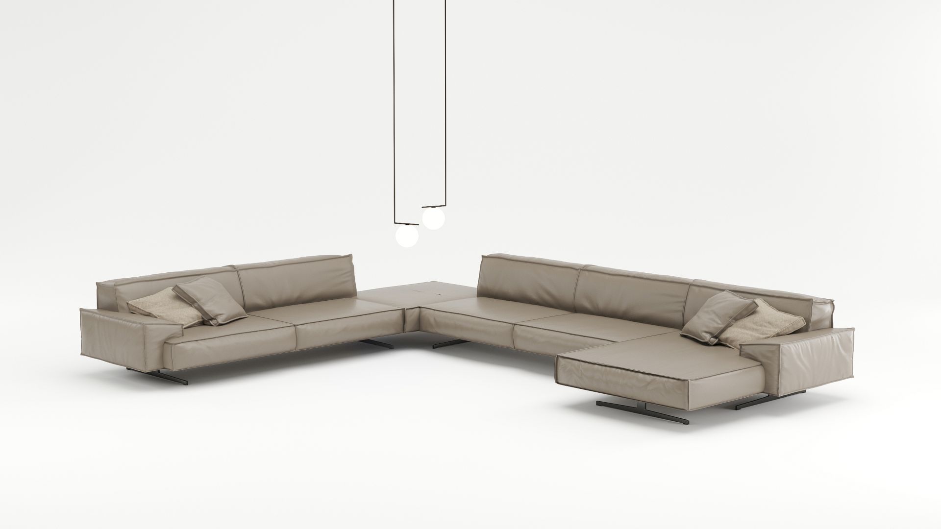 Sofa modułowa Maxxo - nowy model polskiej marki Nobonobo. Projekt: Juanny Barcelò Borges. Fot. mat. prasowe Nobonobo