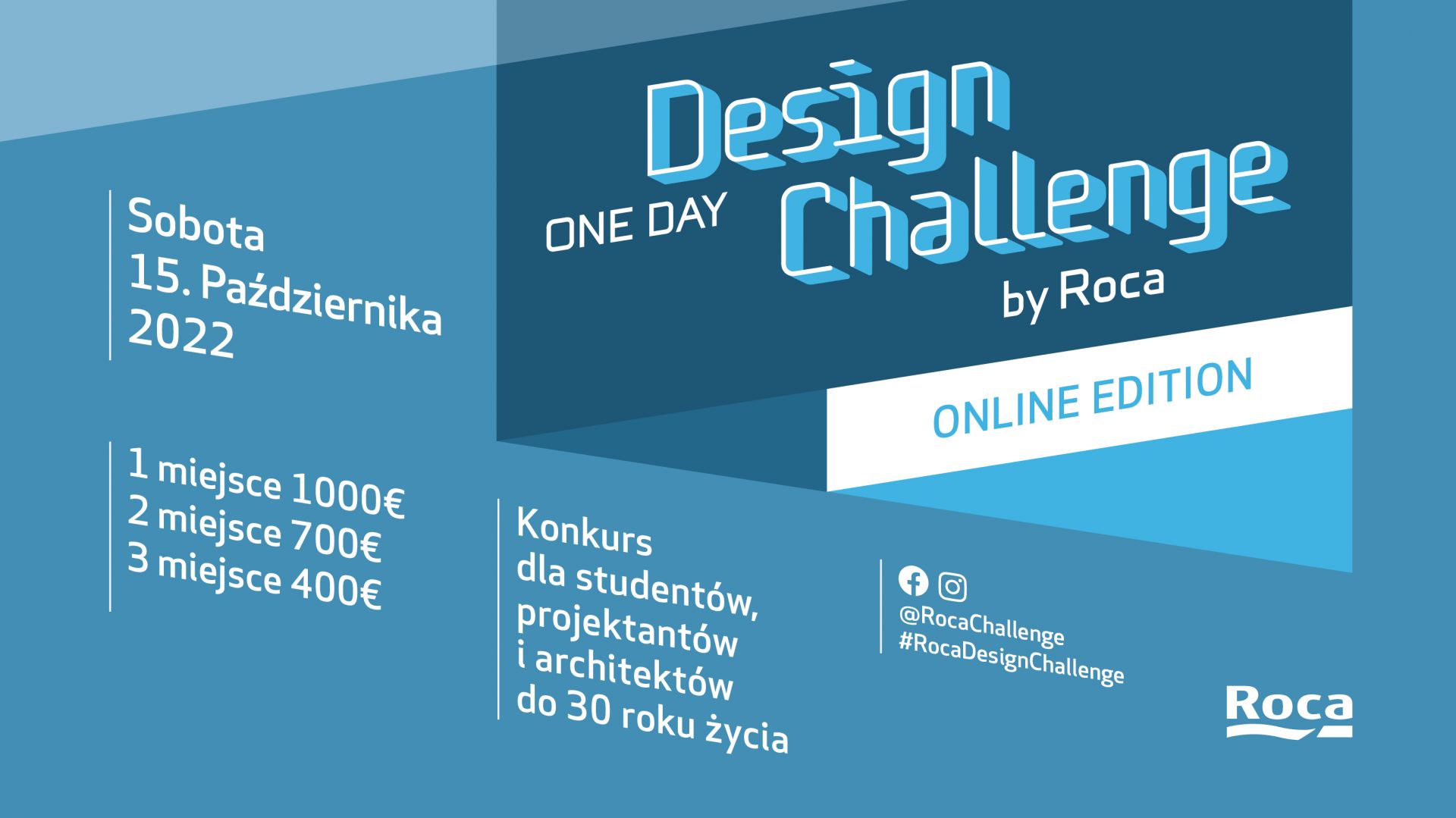 Konkurs Roca One Design Challenge już 15 października!