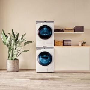  Technologia QuickDrive™ pozwala na skuteczne pranie w nawet o 50% krótszym czasie, oszczędzając przy tym aż do 20% energii elektrycznej. Fot. Samsung